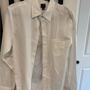 J. Crew Men’s White Classic Button-Up Shirt